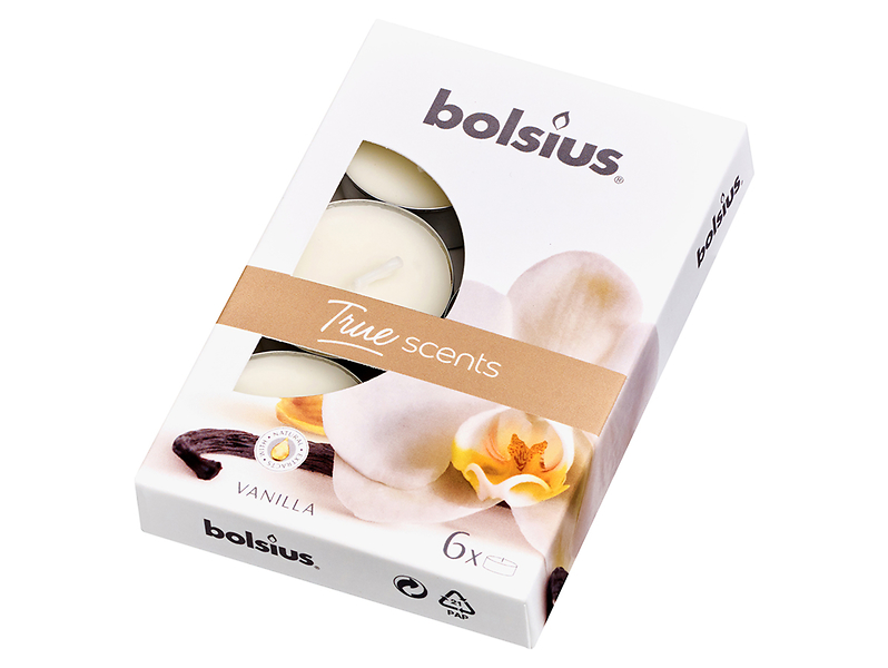 Podgrzewacze tealighty True Scents Wanilla 6 szt.