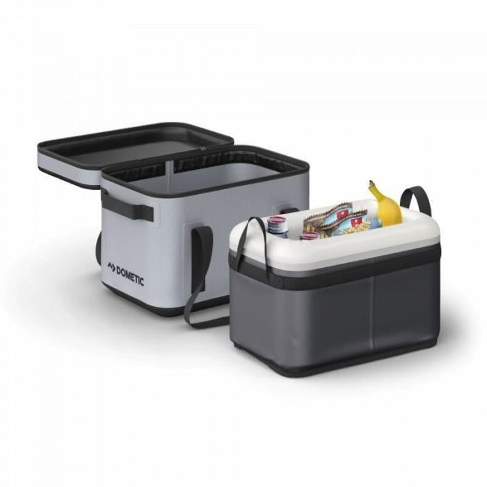 Caixa térmica DOMETIC Go Soft Insert - 20 L - Cinza e preta