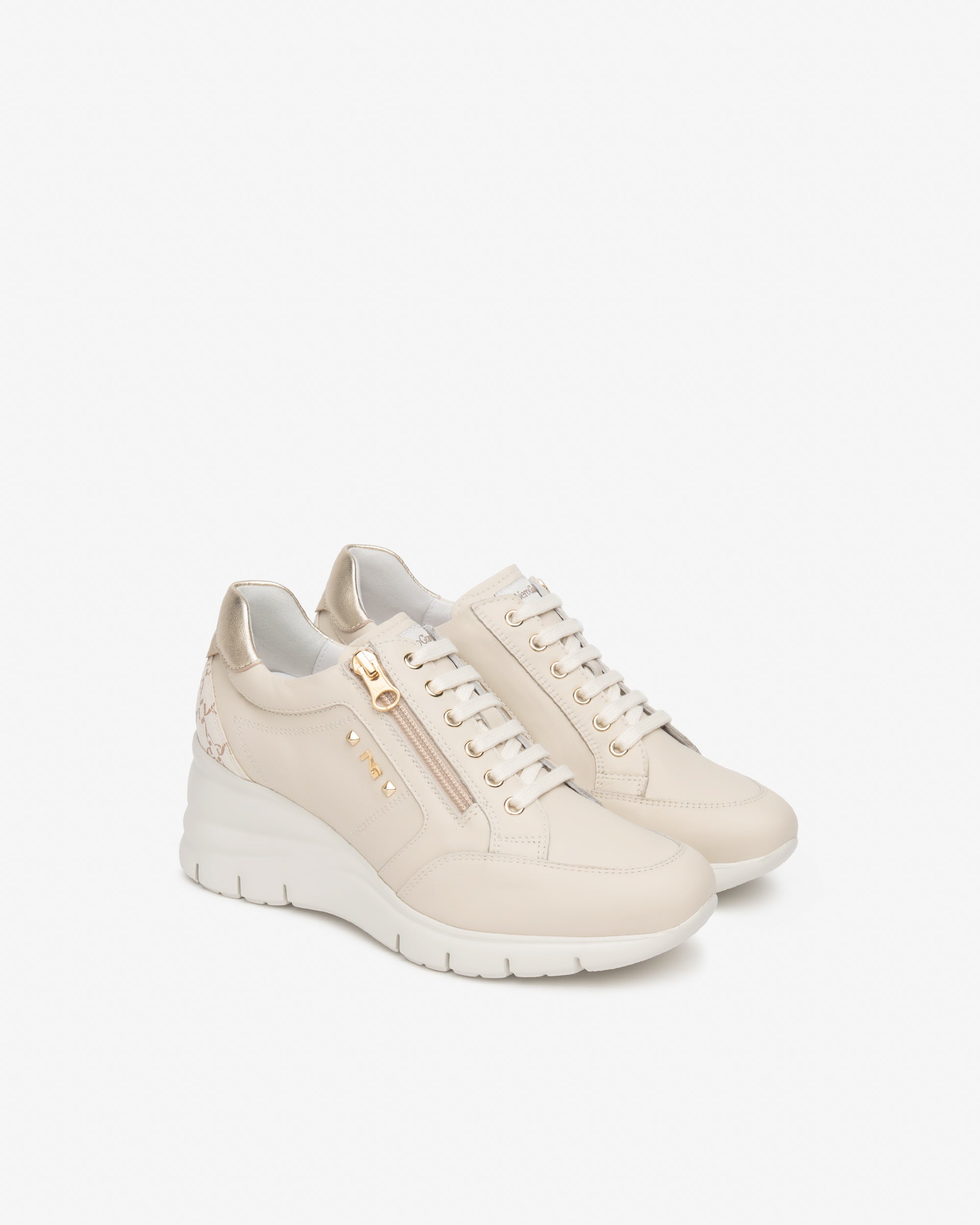  Damen-Sneaker aus Leder und Funktionsmaterial