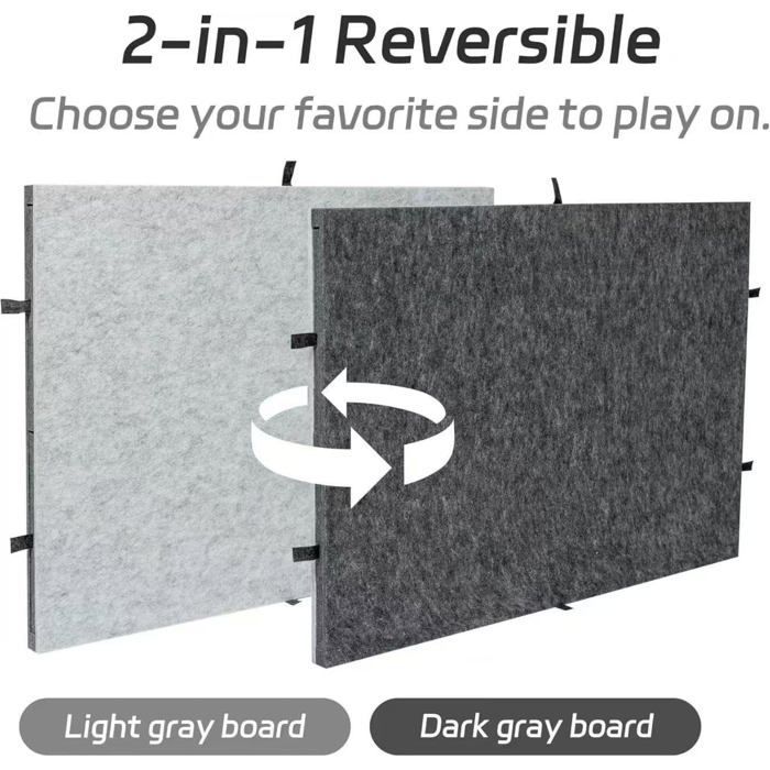 Planche de Puzzle Portable, Table avec Support Réglable, avec Couvercle Et 6 Tiroirs de Tri, pour Jusqu'à 1000 Pièces,Marron