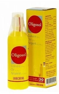 LABCATAL Oligosol Labcatal Oligosol Tropfen mit Spurenelementen von Kupfer, Gold und Silber 60 ml