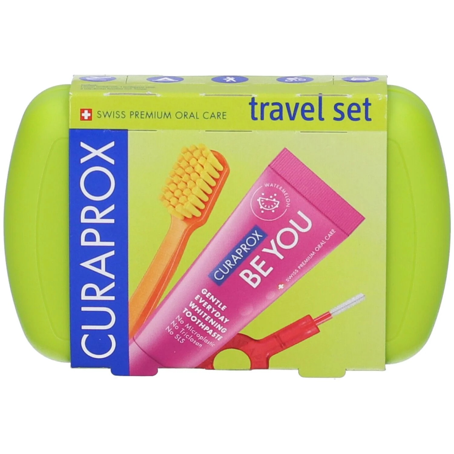 CURAPROX Curaprox Green potovalni set za ustno higieno