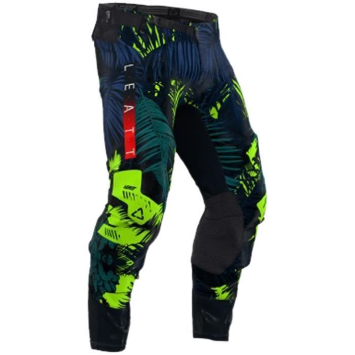 Leatt 5.5 IKS Motorradhose – Schwarz/Grün/Blau – M