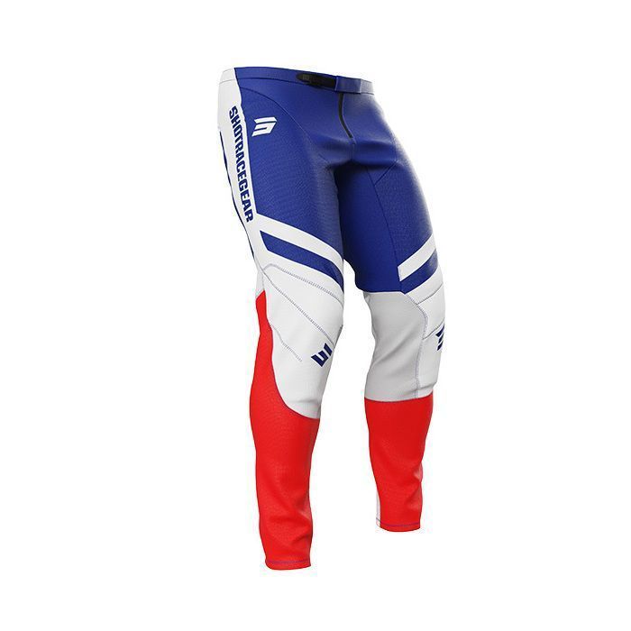 Pantalon moto cross SHOT RACE GEAR Contact Mythic Blue Red