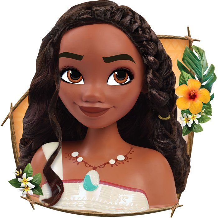 Tête à coiffer - DISNEY Princess - Vaiana - 6 accessoires - Dès 3 ans