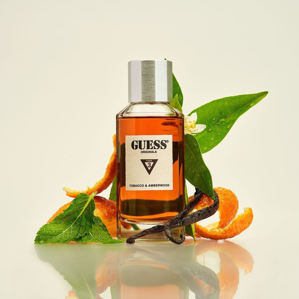 Guess Originals Type 3 Tobacco & Amberwood rokaspulksteņi