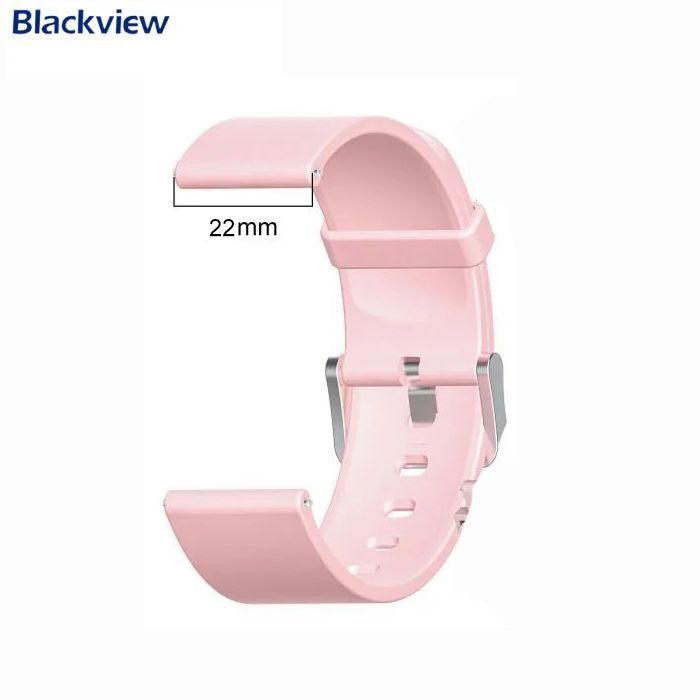 1 Stück Silikon-Uhrenarmband, kompatibel mit IOWODO Blackview W20/X20/R60 Smartwatches, Pink