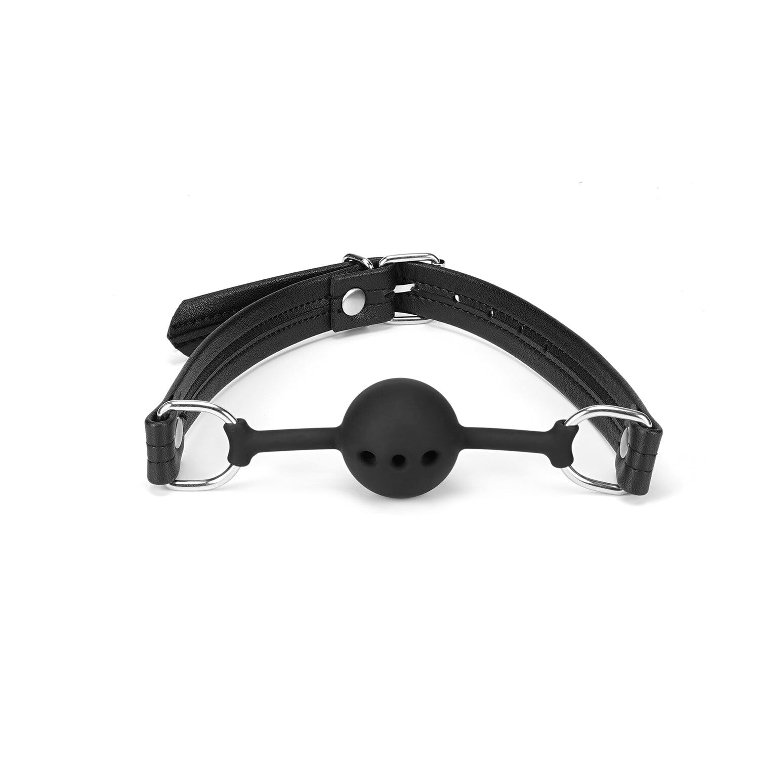 Liebe Seele Black Bond Leather Ball Gag