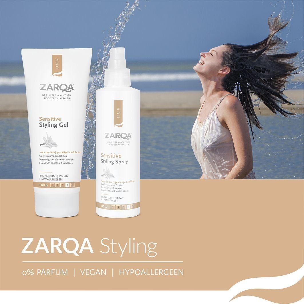 ZARQA sprej za stiliziranje kose za osjetljivu kožu – 200 ml