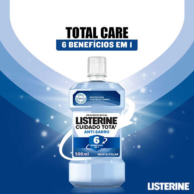 Listerine Elixir proti zubnímu kameni s příchutí máty a chuti 500 ml