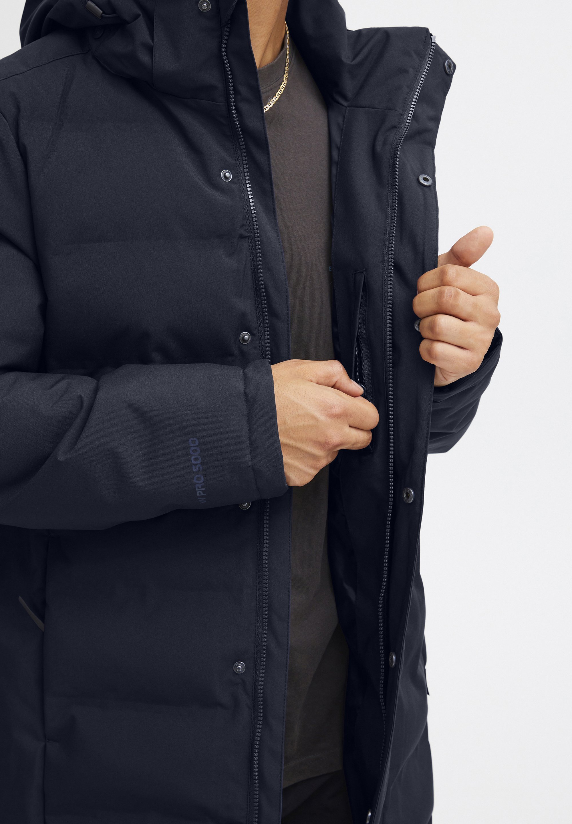 NBMARKO M W-PRO 5000 S VODĚODOLNÝM ZÁTĚREM - Zimní kabát - navy blazer