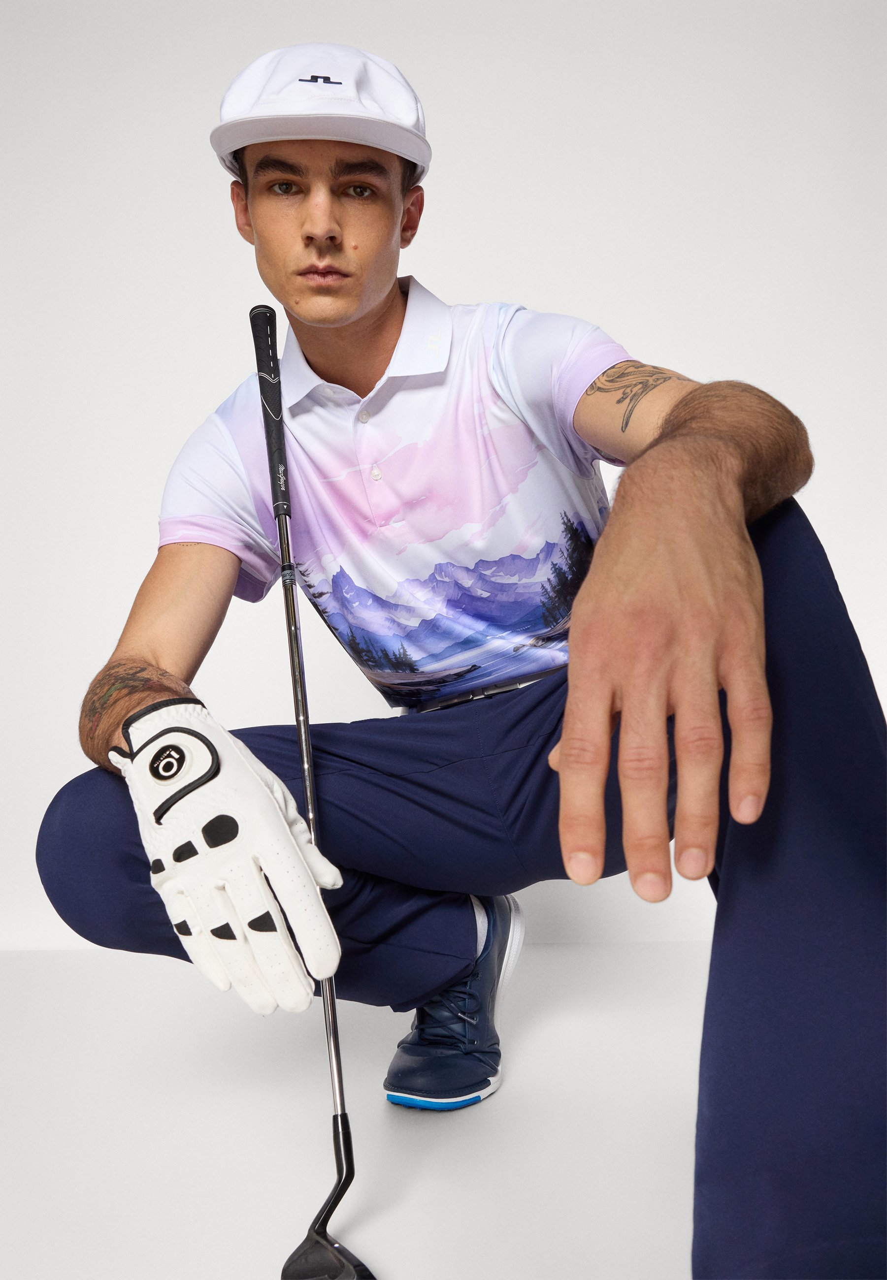 J.LINDEBERG Sports SAMUEL - Poloshirt - paars