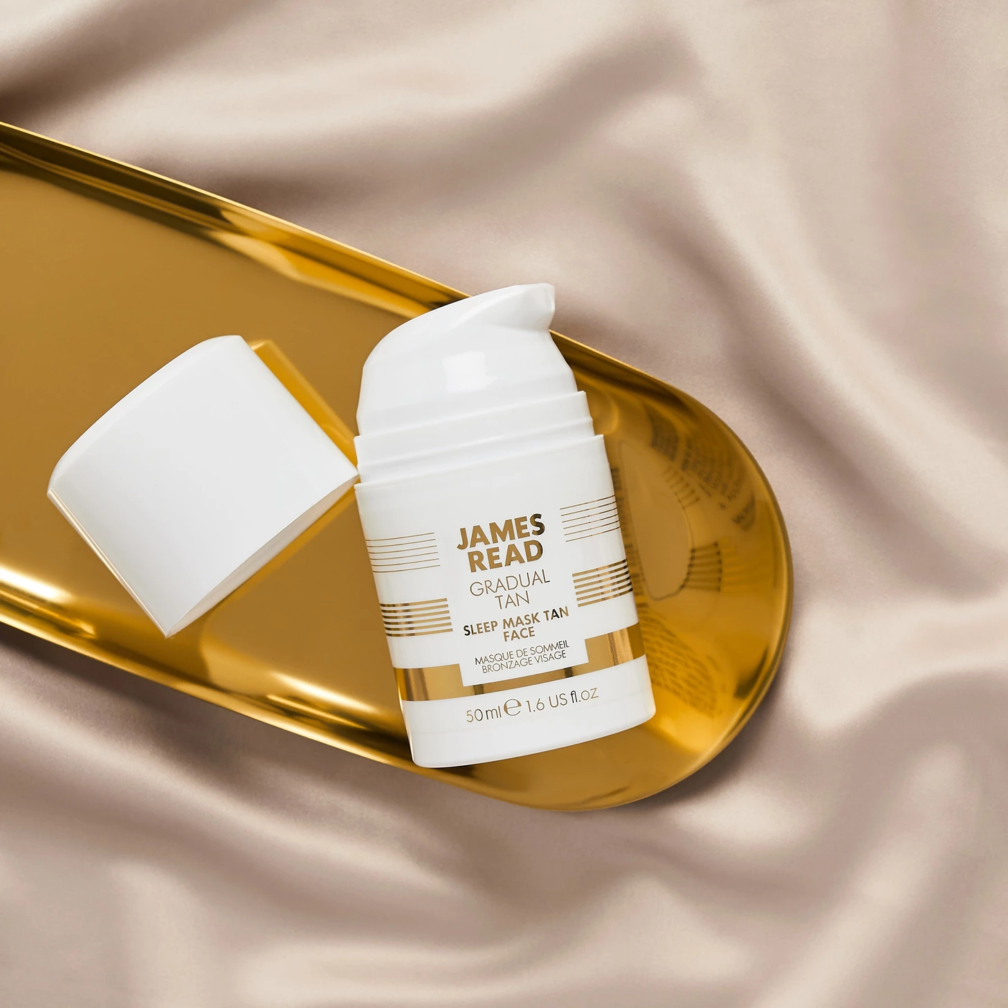 Mască de somn pentru față bronzantă 50 ml - James Read