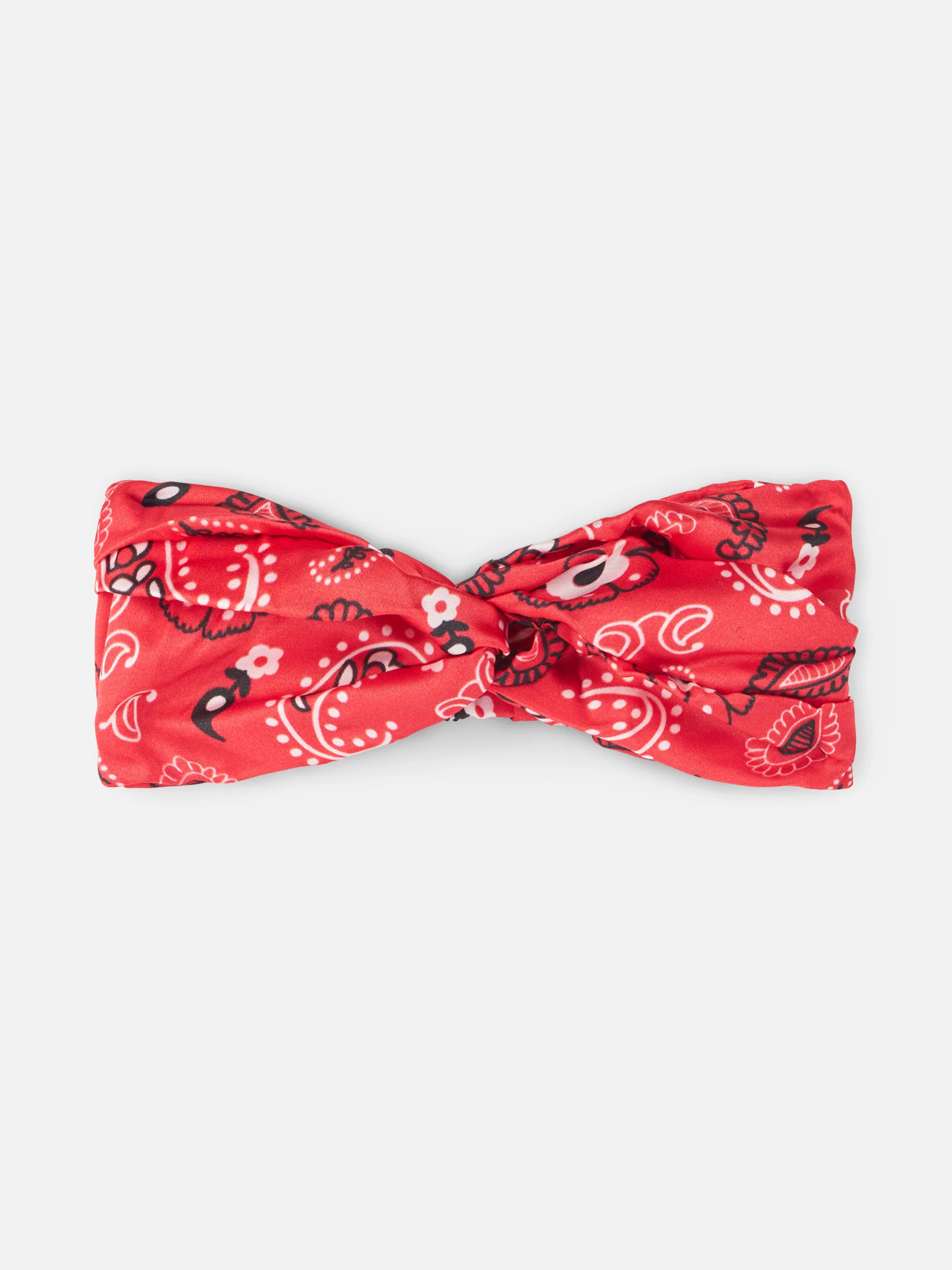 Rode bandana-hoofdband voor meisjes