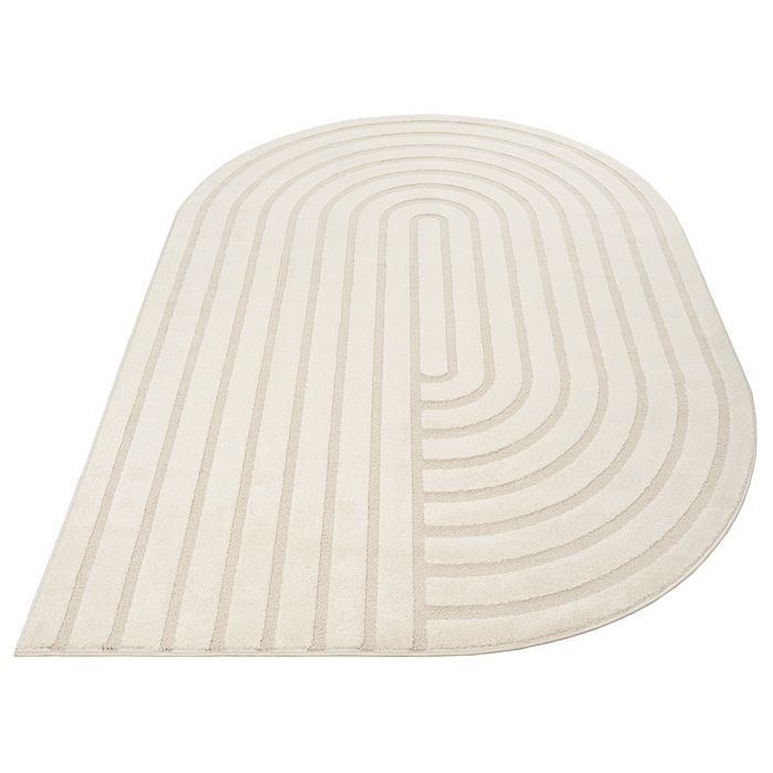 Alfombra moderna - The Carpet - Everest - Alta densidad - Suave - 160x230 cm - Crema