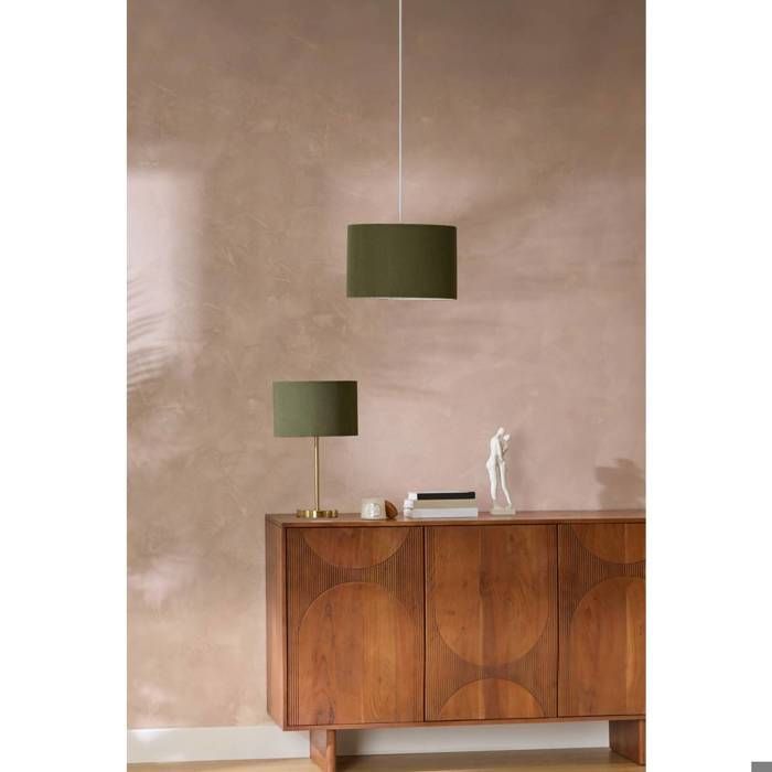 Abat-jour Beline D30cm vert kaki - Atmosphera Créateur d'intérieur