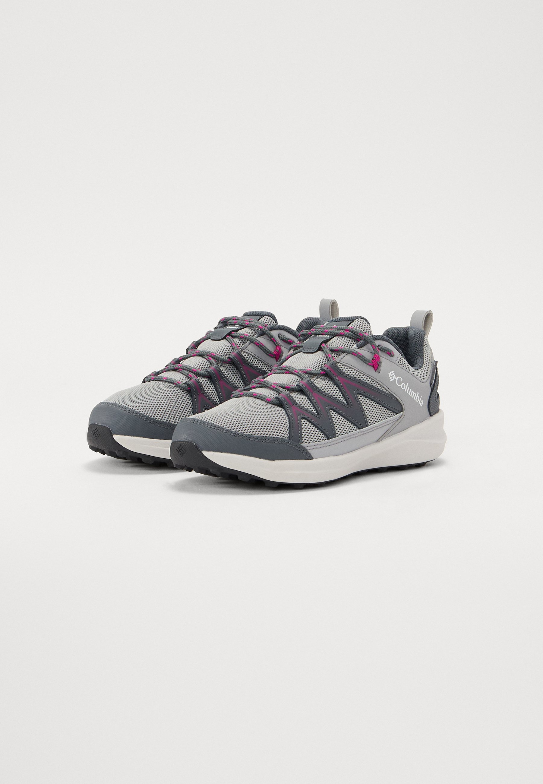 Columbia YOUTH PEAKFREAK RUSH UNISEX - Pohodniški čevlji - steam/fuchsia