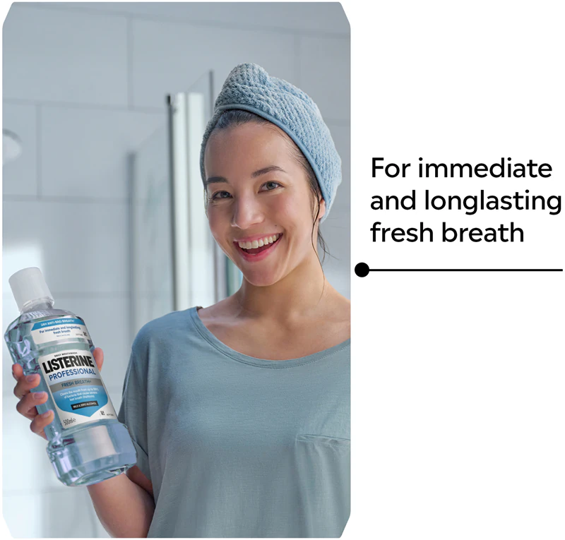 Enxaguante bucal Listerine Professional Fresh Breath+