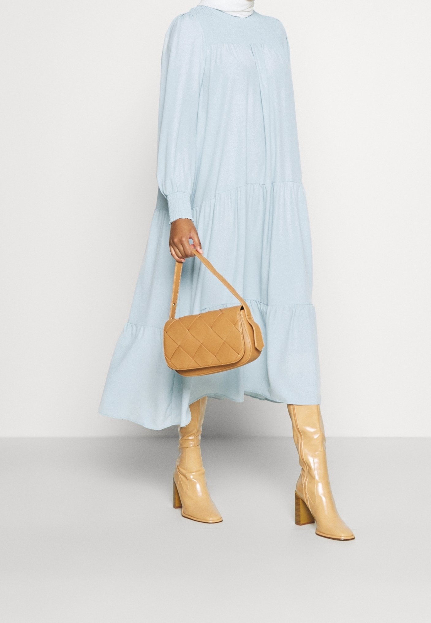 Abito lungo glamour - blu