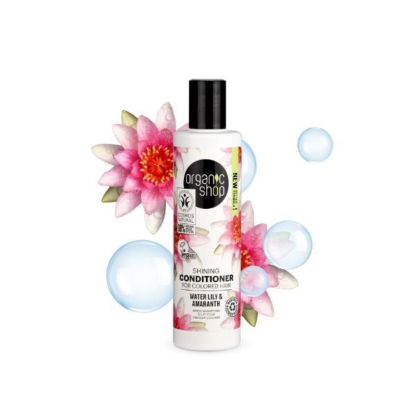 Balsam strălucitor Organic Shop pentru păr vopsit 280 ml