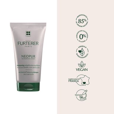 René Furterer Neopur Shampoo Antipelliculaire Gras Balancing -shampoo hilsettä ja rasvaista hilsettä vastaan 150 ml 150 ml