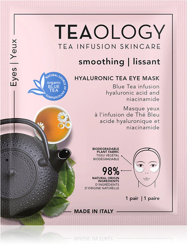 Hyalurónová hydratačná očná maska Teaology Face Mask