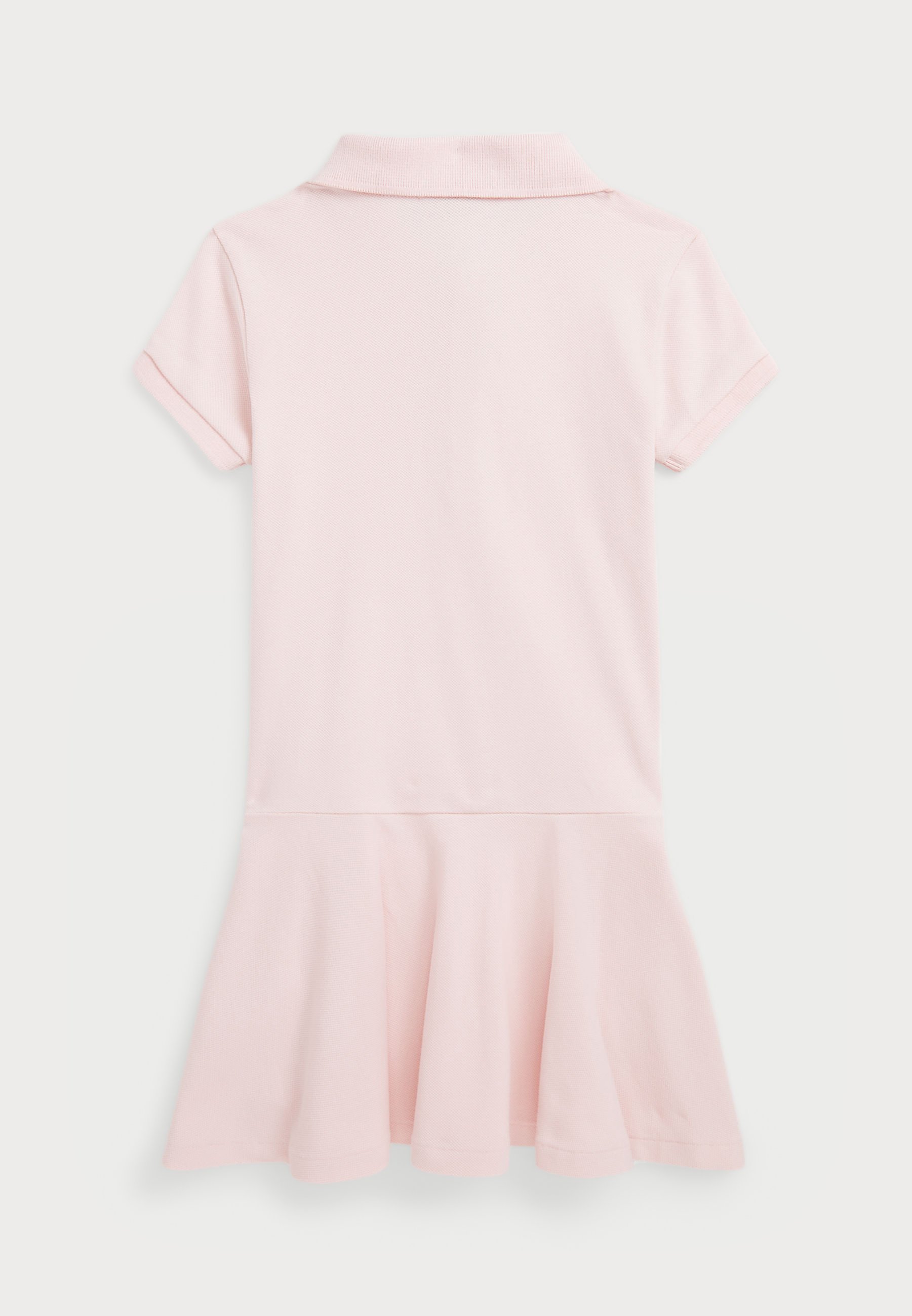 Robe polo en maille stretch Polo Ralph Lauren - Robe de jour - touches de rose et de blanc