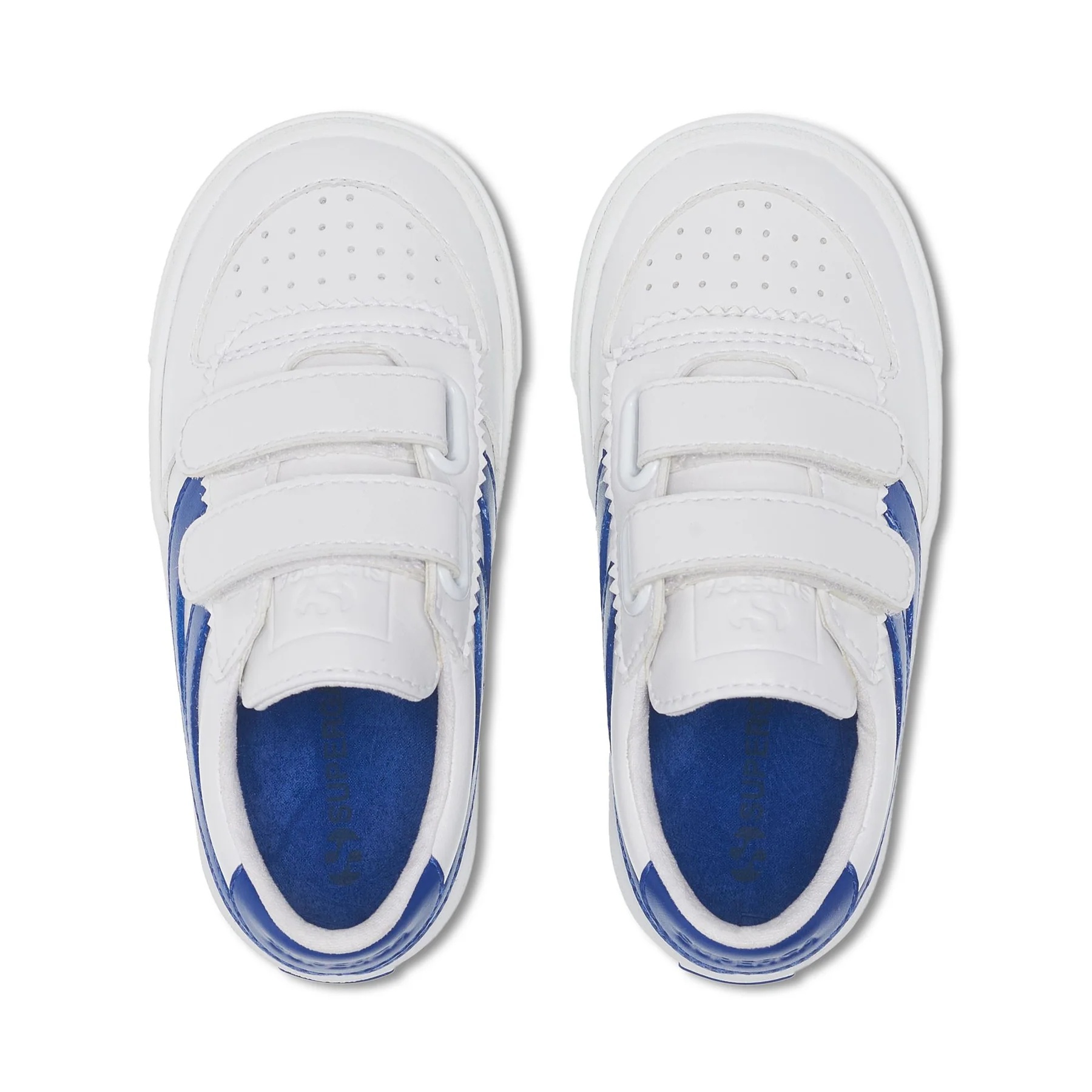 2846 KIDS SEATTLE STRAPS VEGAN MATERIAL-WHITE-BLUE ROYAL
