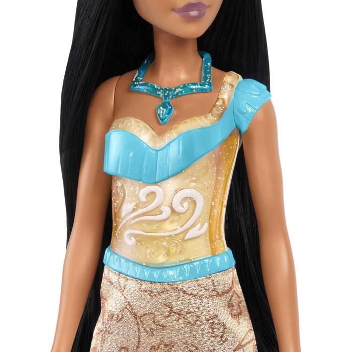 Boneca Pocahontas 29 cm, Vestido e Acessórios para Boneca Princesa Disney da Mattel HLW07