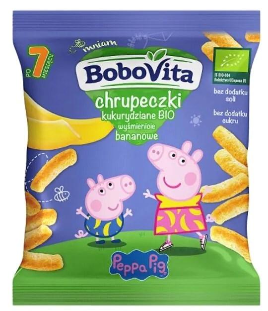 Bobovita Bio Chrupeczki kukurydza-banan