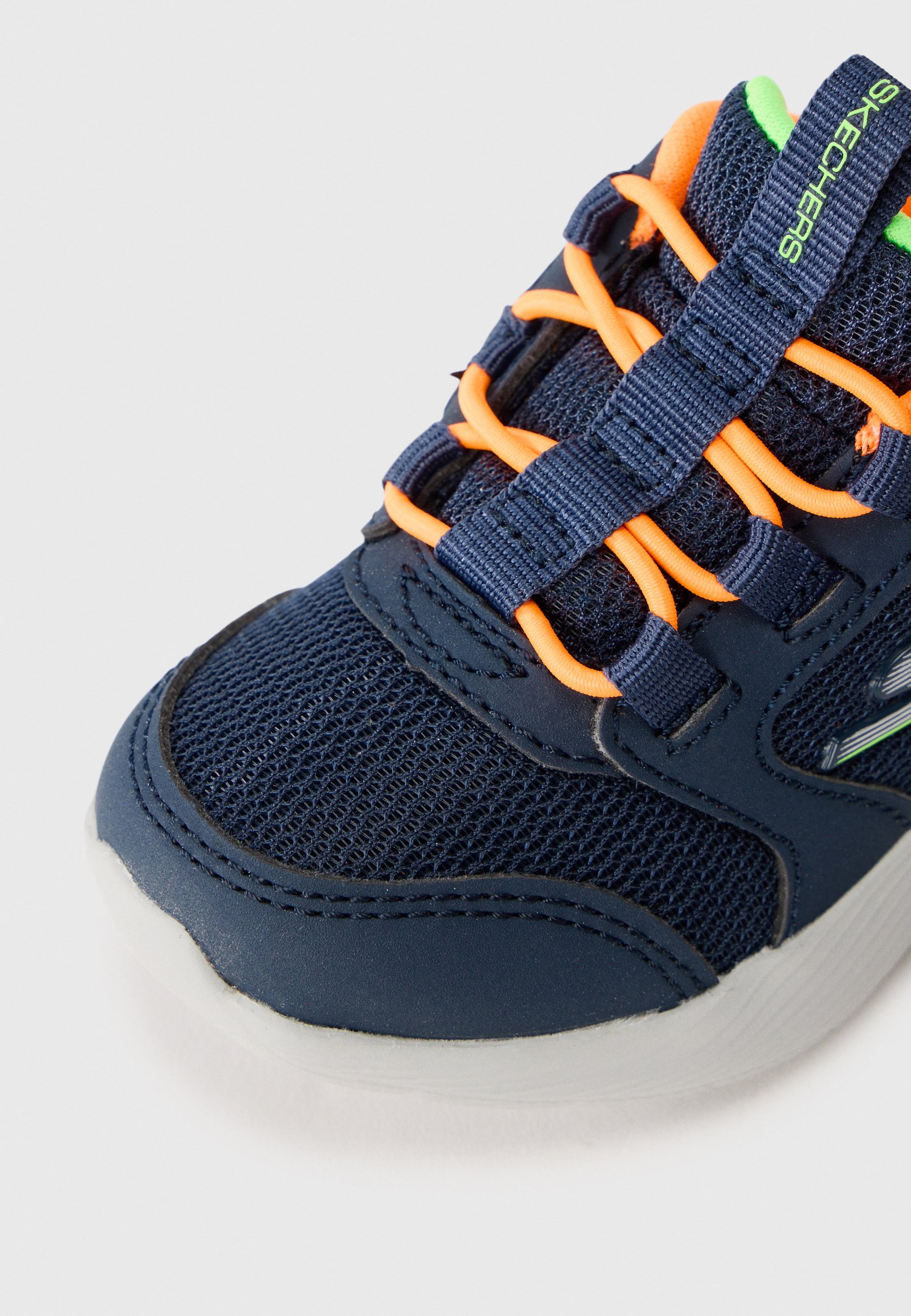 Skechers DYNA LITE - Tenisice - mornarsko plave/narančaste/lime