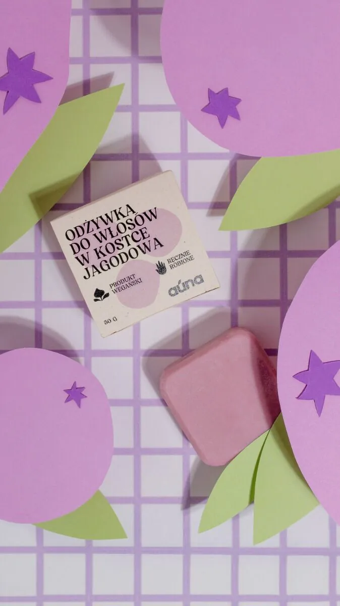 Auna Jagodowa Odżywka do włosów Emolientowa w Kostce