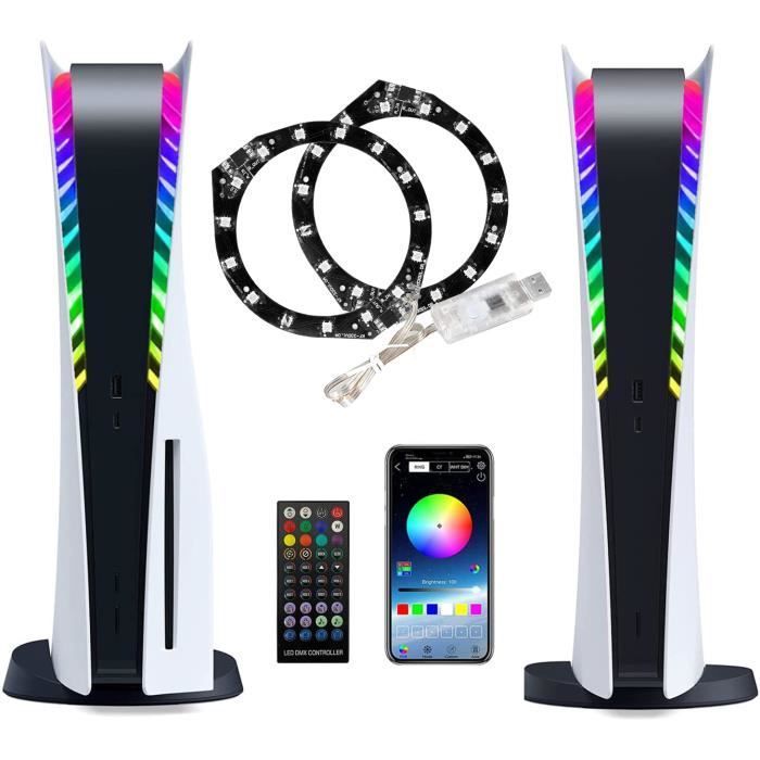 Tira de luces LED - PS5 - Accesorios - 8 colores - Más de 400 efectos - Sincronización con la música