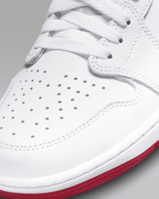 Air Jordan 1 Low OG 'White/Red' Men's Shoes