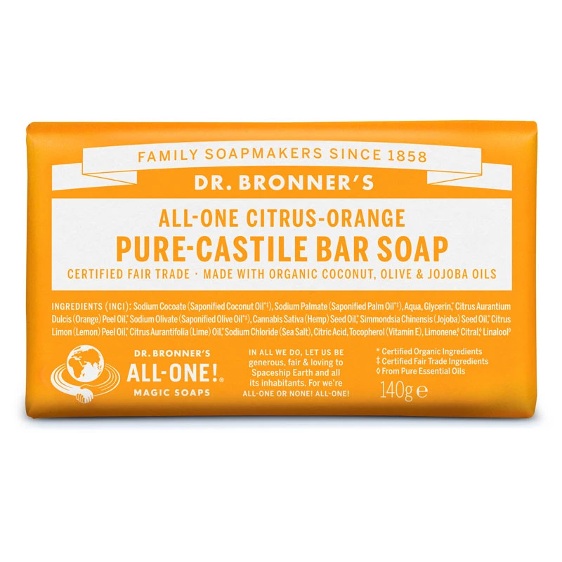 Mydło w kostce cytrynowe – Dr. Bronner's