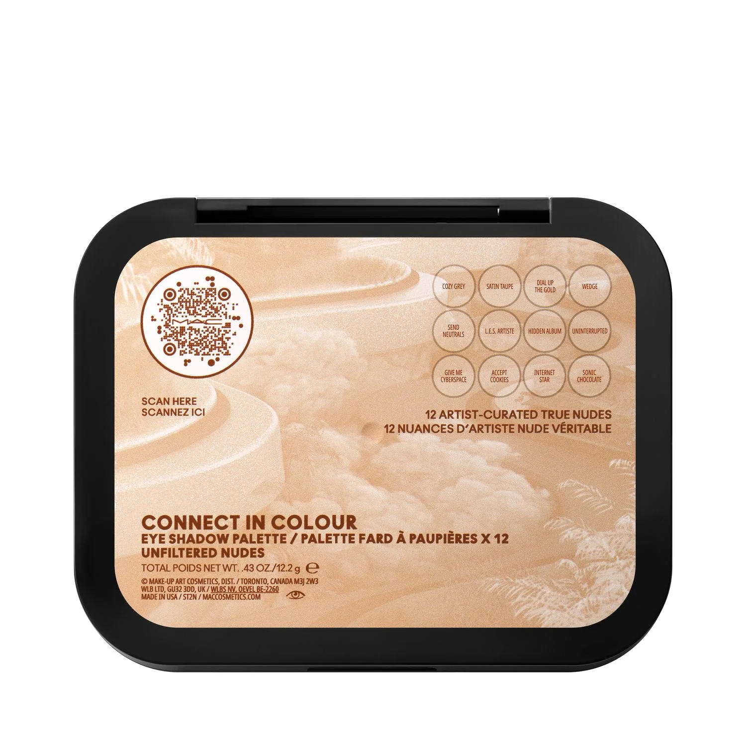 Ombretti Connect In Colour Eye Shadow Palette: Unfiltered Nudes - Palette occhi, Ombretto compatto