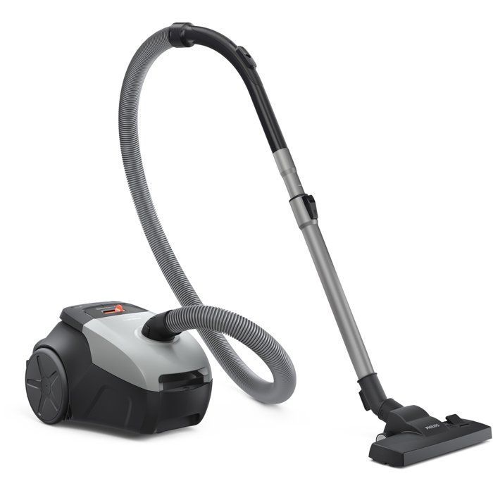 Aspirateur Traineau avec sac - PHILIPS XD2142/12​ - Aspirateur Série 2000 filtre Hepa - 800 W - 77 dB - 3 L - Gris clair