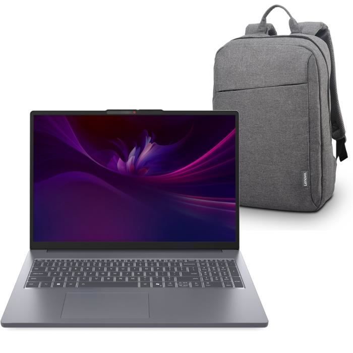 Laptop LENOVO IdeaPad Slim 3 16IRH10 | Senza Windows - Schermo IPS WUXGA da 16'' - Processore Core i5-13420H - 16 GB di RAM - SSD da 512 GB + Zaino
