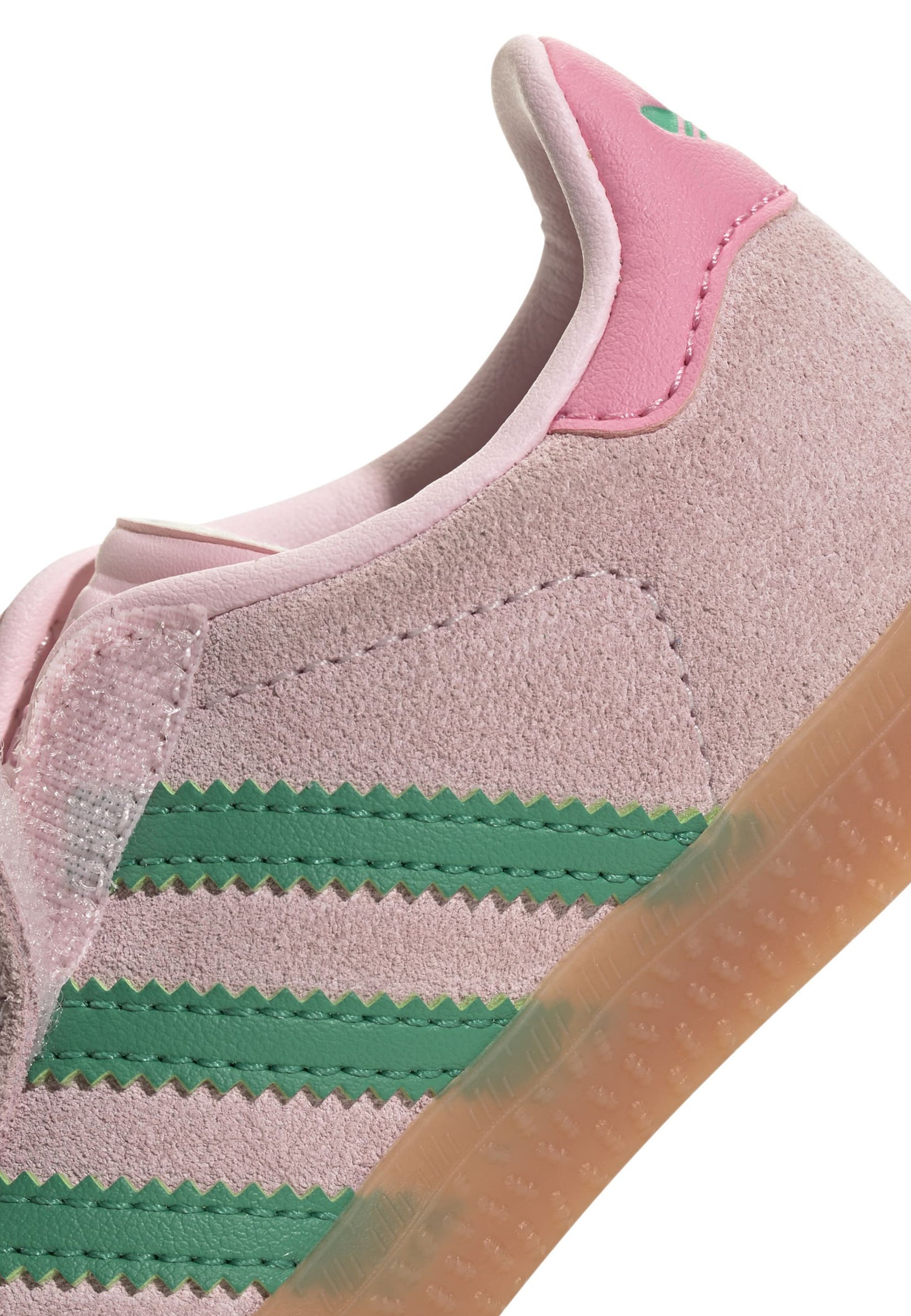 adidas Originals GAZELLE COMFORT CLOSURE LACETS ÉLASTIQUES ENFANT - Baskets - rose clair vert court rose bonheur