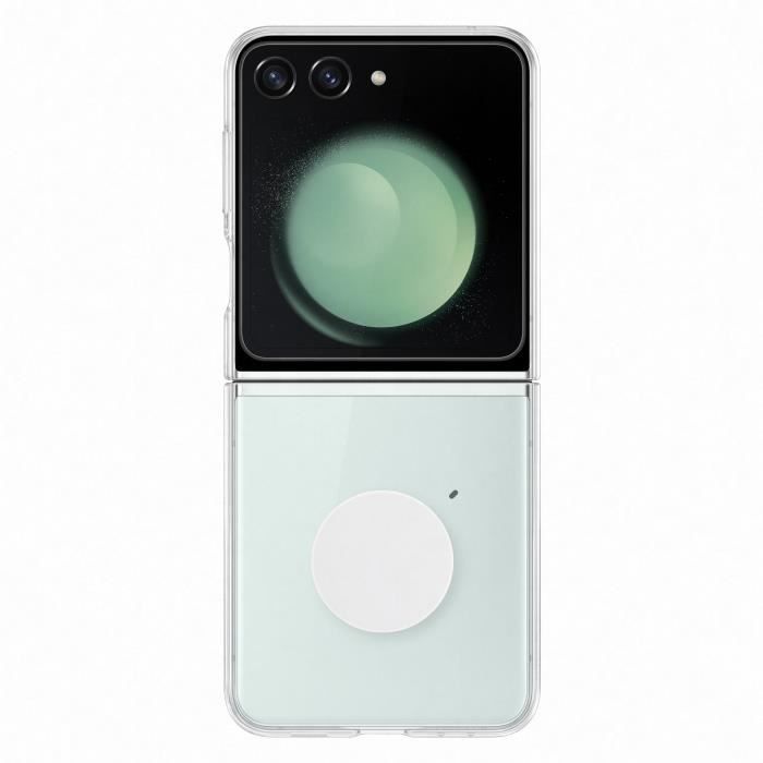 Coque et étui téléphone mobile Samsung Coque transparente avec support amovible Z Flip 5