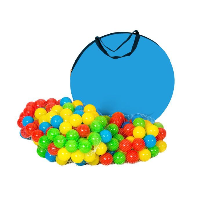 Tienda de juegos infantil - TECTAKE - Tienda de juegos infantil con túnel y 200 pelotas - Azul