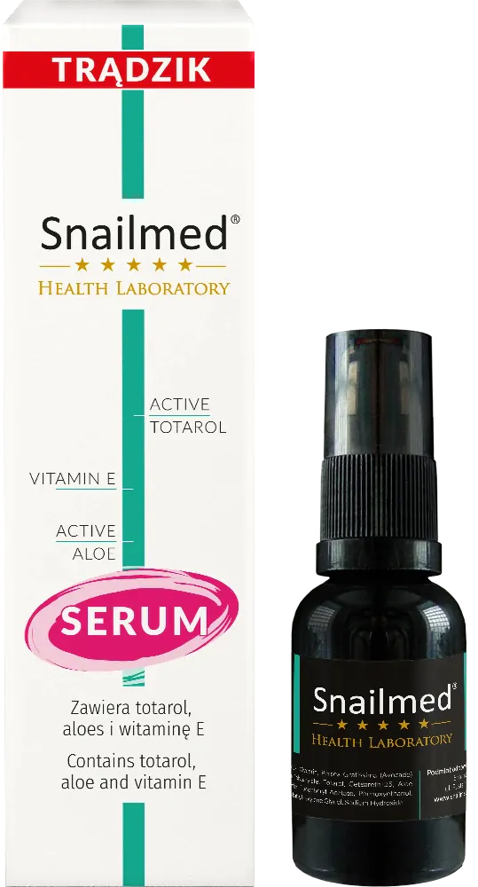 Snailmed Przeciwtrądzikowe serum z totarolem i aloesem