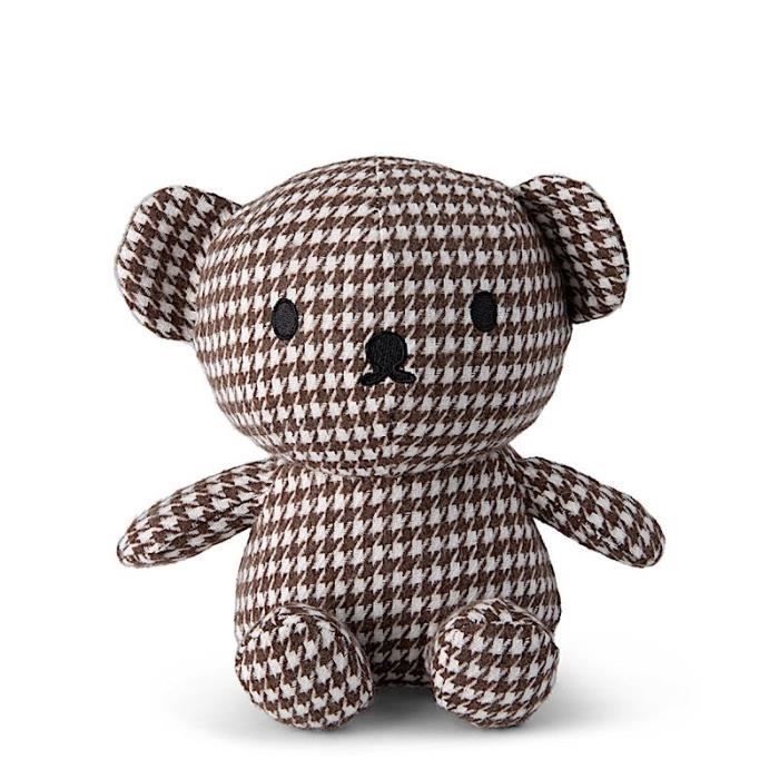 Peluche de Miffy & Friends con estampado de pata de gallo de Bon Ton Toys