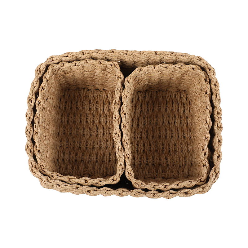 Cesta para el hogar, juego de 3 piezas, naturaleza