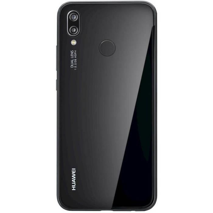Smartphone - HUAWEI - P20 Lite - 64Go - Noir - Android 8.0 Oreo - Lecteur d'empreintes digitales