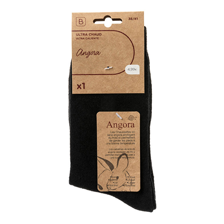 Calcetines y medias negras para mujer