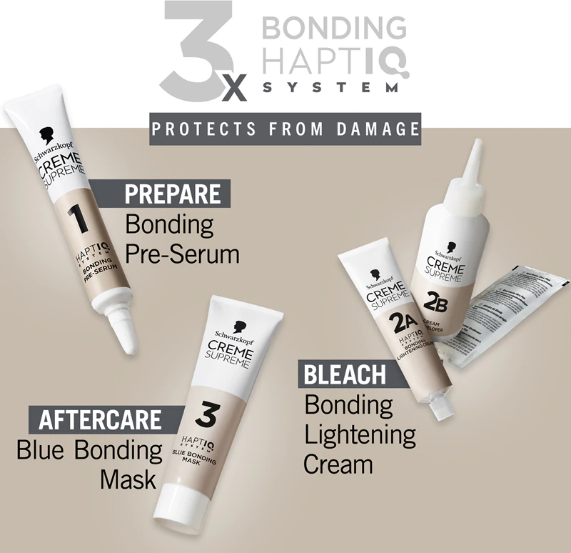 Schwarzkopf Creme Supreme, tintura permanente para clareamento capilar.