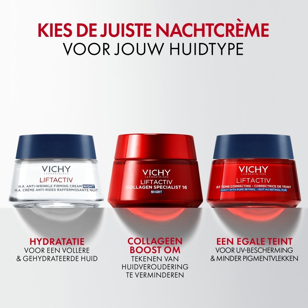 Vichy naktinis kremas „Liftactiv Collagen Specialist“ 16 naktų – 50 ml