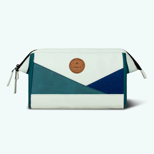 Cabaia Aguada Street Green Toiletry Bag