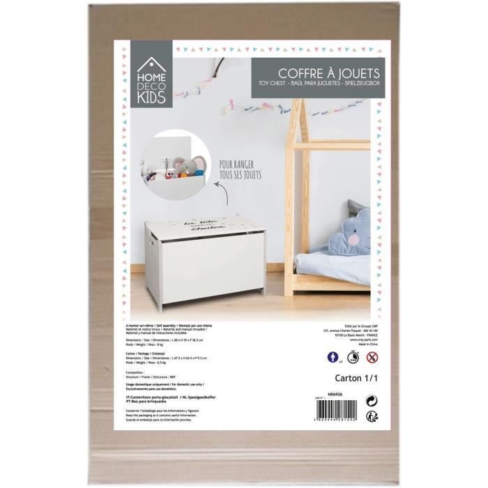 MDF wooden toy chest - Head in the Stars